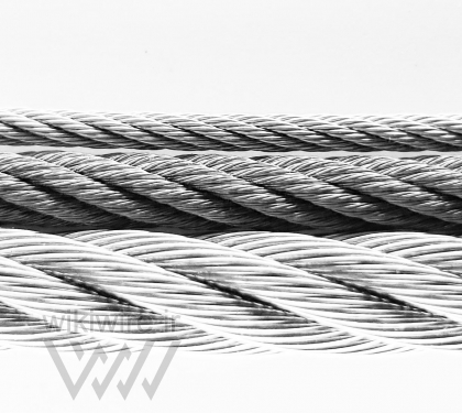 سیم بکسل حفاری گالوانیزه گرم / Dip galvanized excavating wire rope