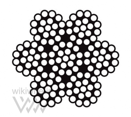 سیم بکسل آسانسور 8×19S+IWRC