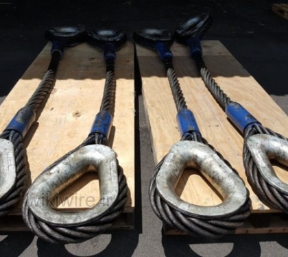 پرس اسلینگ سیم بکسل / Wire rope sling press