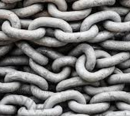 زنجیر لنگر گالوانیزه گرم / Hot dip galvanized anchor chain